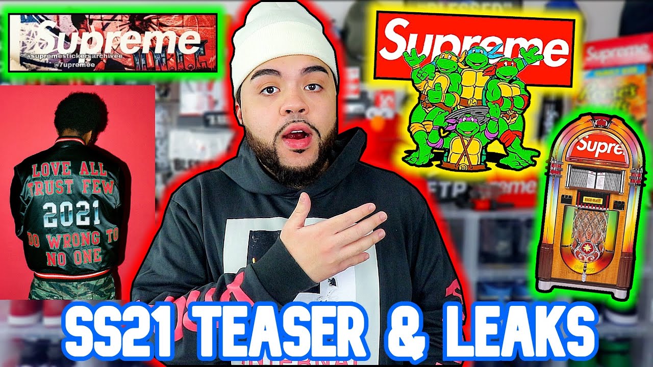 SUPREME SS21 TEASER + WEEK 1 TEES LEAK?! & NINJA TURTLE COLLAB CONFIRMED