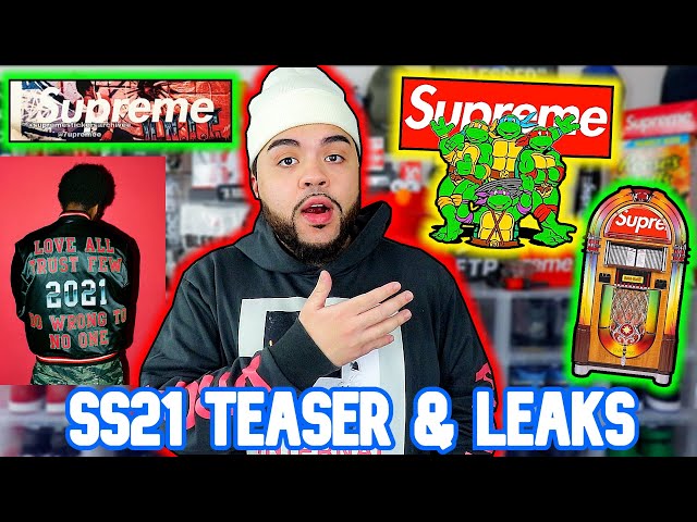 SUPREME SS21 TEASER + WEEK 1 TEES LEAK?! & NINJA TURTLE COLLAB