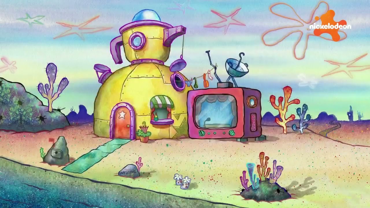 The Patrick Star Show - Dad's Stache Stash / A Root Galoot title cards (Romanian)