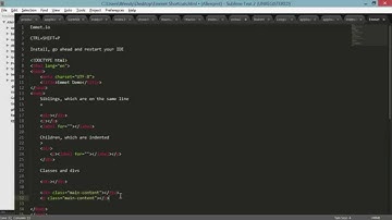 Quick Emmet Shortcuts