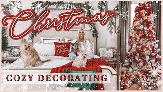 2023 CHRISTMAS DECORATE WITH ME | CHRISTMAS DECOR IDEAS  | HOW TO COZY CHRISTMAS BEDROOM