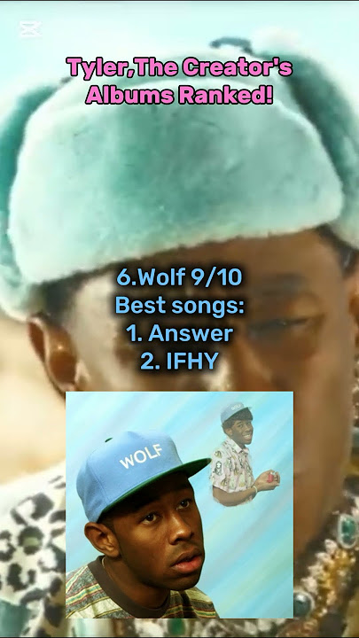 Tyler ,The Creator's Albums Ranked! #tylerthecreator #music #album #hiphop #rap #igor igor
