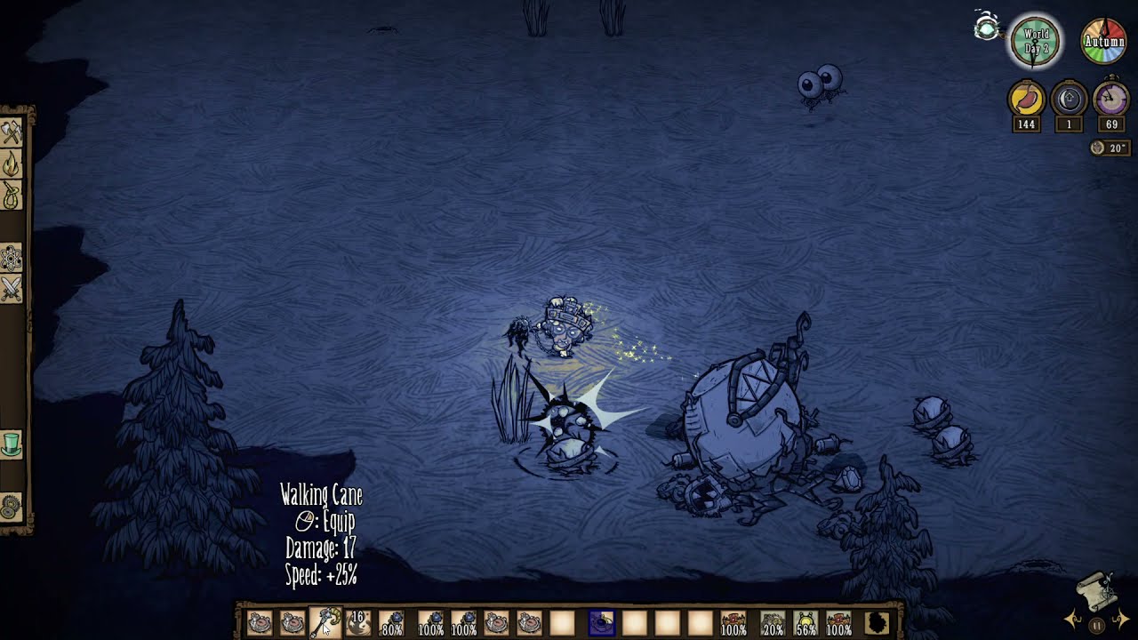 [Don't Starve Together] Wanda vs Twins of Terror (no panflute)