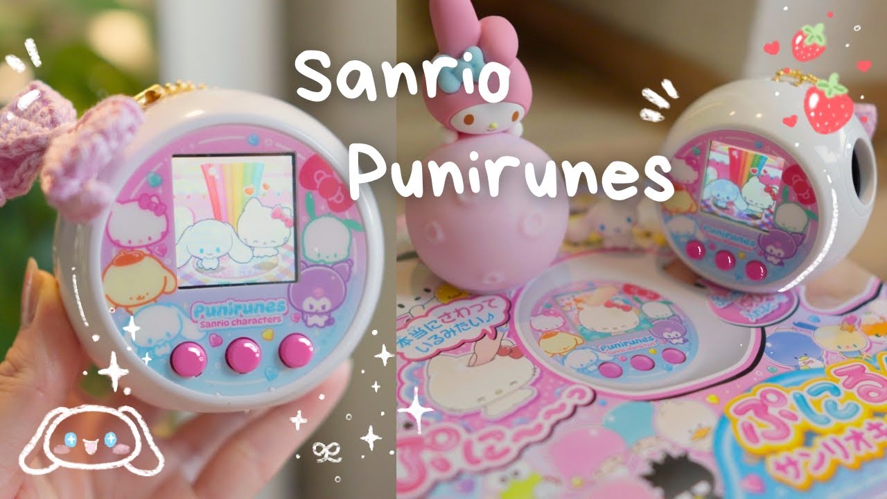The Sanrio Punirunes 🎀│ unboxing, first impressions & playthrough 🌼
