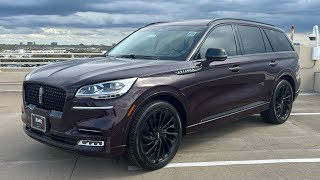 @AudreyLincolnLady new 2023 Lincoln Aviator Black Label Diamond Red/Chalet theme, MSRP $88,495