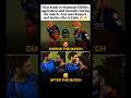 Virat Kohli vs Shubman Gill — fire on field, respect off it 💥❤️ #ViratKohli #ShubmanGill