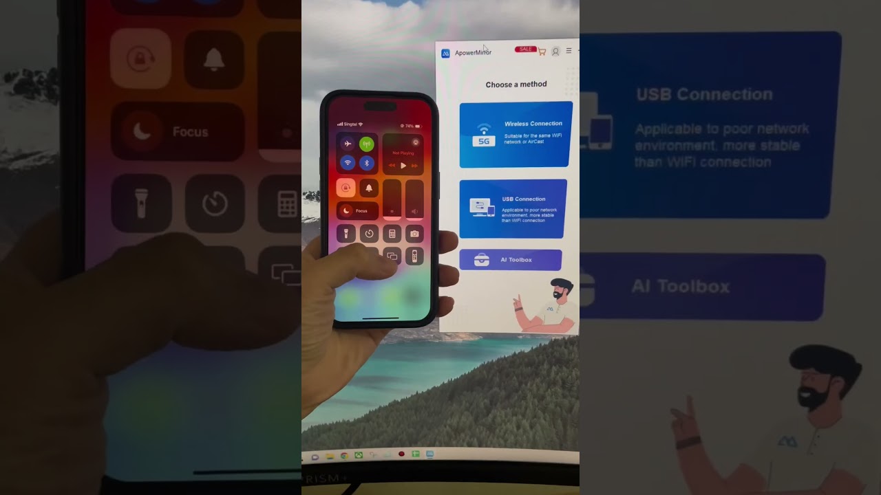 How to mirror your phone to pc? 