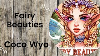 Fairy Beauties  - Coco Wyo //Adult Colouring Book Flip Through
