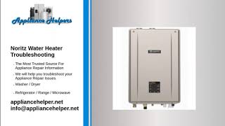Noritz Water Heater Troubleshooting
