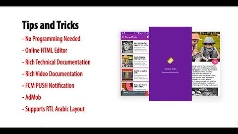 Tips and Tricks | Storybook App with Source Code