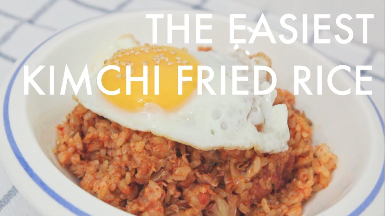 Kimchi Fried Rice / K Food Recipe YouTube