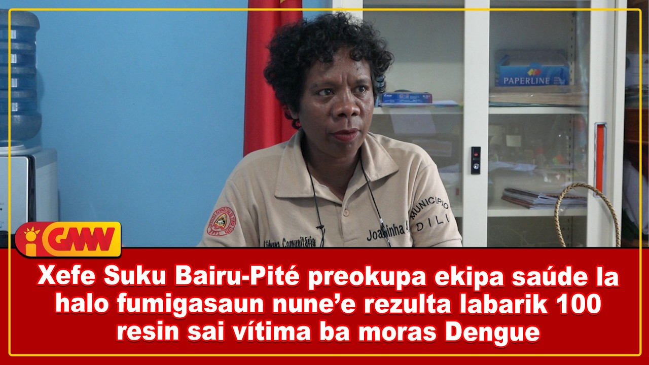 Xefe Suku Bairu-Pité preokupa ekipa saúde la halo fumigasaun labarik 100 resin sai vítima ba Dengue