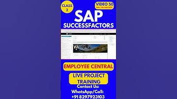 SAP SuccessFactors EC Training Online Tutorial Class 50 31st August 2025 #sapsuccessfactorstraining