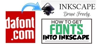 How to get downloaded fonts into Inkscape