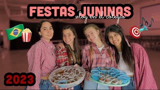 FESTAS JUNINAS - vlog en el colegio 2023