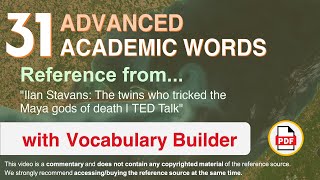 31 Advanced Academic Words Ref from \\
