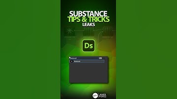 Substance Designer: Tips & Tricks - Leaks #3d #tutorial #3dart #gamedev #substance3ddesigner