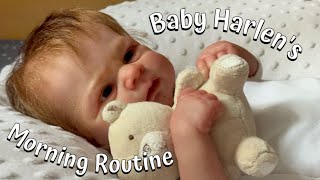 6:00a.m. Morning Routine With A Newborn Baby🧸 Harlen’s Day In The Life Vlog| Emilyxreborns 