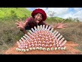 The guy show Amazing Smart and Useful in Forest With Candy#bushcraft#survival#campingtips
