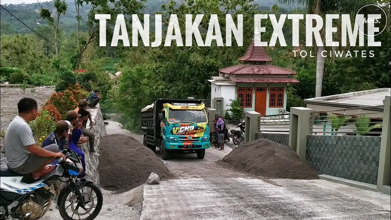 TANJAKAN PALING EXTREME TOYOTA DYNA  130HT  DUMP TRUCK 