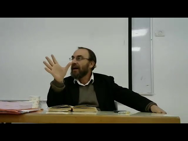 Rav Akerman - Philosophie et prophétie  09.01.18