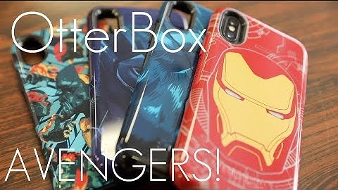 OtterBox AVENGERS Symmetry Case! - iPhone X - Hands on Review