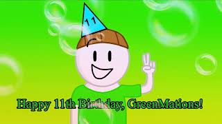 Happy 11th Birthday @GreenMationsOfficial