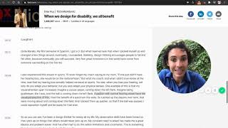 Elise Roy  When we design for disability, we all benefit   TED Talk Reflection