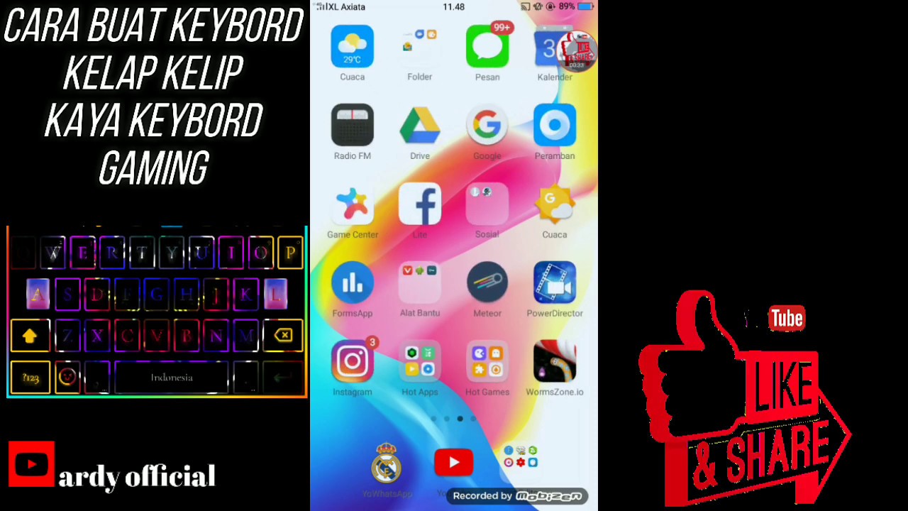  Cara  bikin  keybord gaming  di android ardy official 