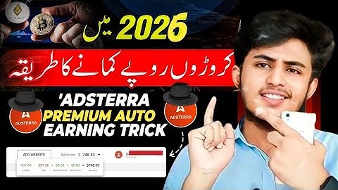 Adsterra Top Premium Auto Click Method | High CPM Method | Direct Link Method