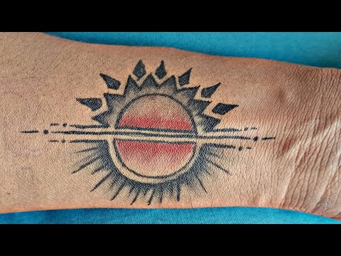 Surya Dev Mantra Design Temporary Tattoo Waterproof For Male and Female  Temporary Body Tattoo