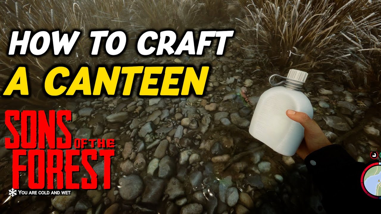 How to get and drink water in Sons of the Forest, including flask