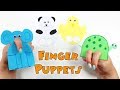 DIY Finger Puppets | How To Make Finger Puppets For Kids