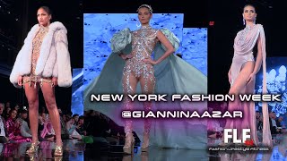 Nyfw Giannina Azar Art Hearts Fashion New York Fashion Week 4K