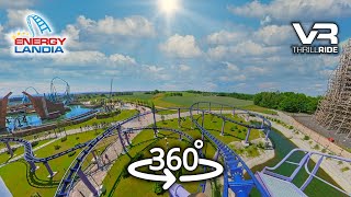 360° FRIDA Energylandia VR Roller Coaster onride POV  Vekoma Junior Coaster