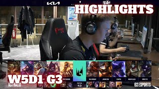 Astralis vs G2 Esports - Highlights | Week 5 Day 1 S11 LEC Spring 2021 | AST vs G2