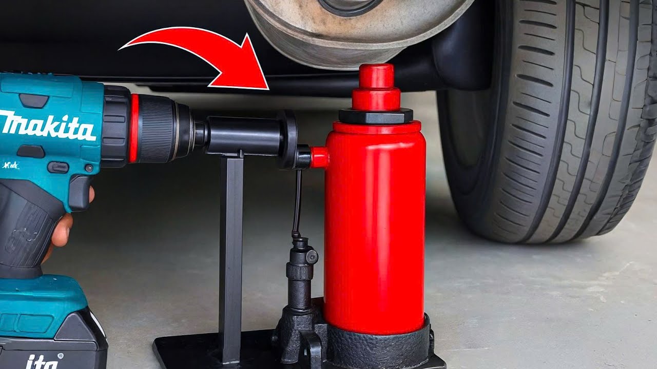 Millions of People Miss This Tip! Make a Simple Car Jack Using Just a ...