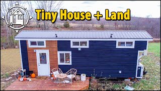 Modern Tiny House + private land is their dream homestead
