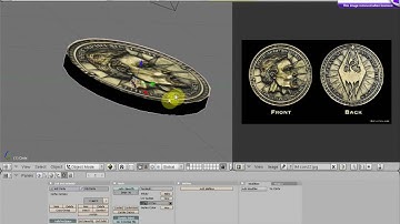 making a simple coin in blender