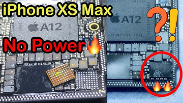 iPhone XS Max No Power,short U3300 USB charging ic repair