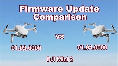 DJI Mini 2 Firmware Update 01.04.0000 / 1 Mile Flight