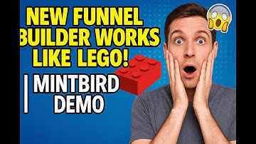 New Funnel Builder Works Like LEGO 2025 - MintBird Demo