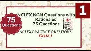 Nursing NCLEX Review Nursing Questions and Answers 75 NCLEX Prep Questions Test 1