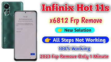 Infinix Hot 11s Frp Bypass | Infinix X6812 Frp Bypass | Android 11 2023 New Tricks | Frp Remove UMT