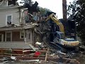 Demolition of Howard Street home.
