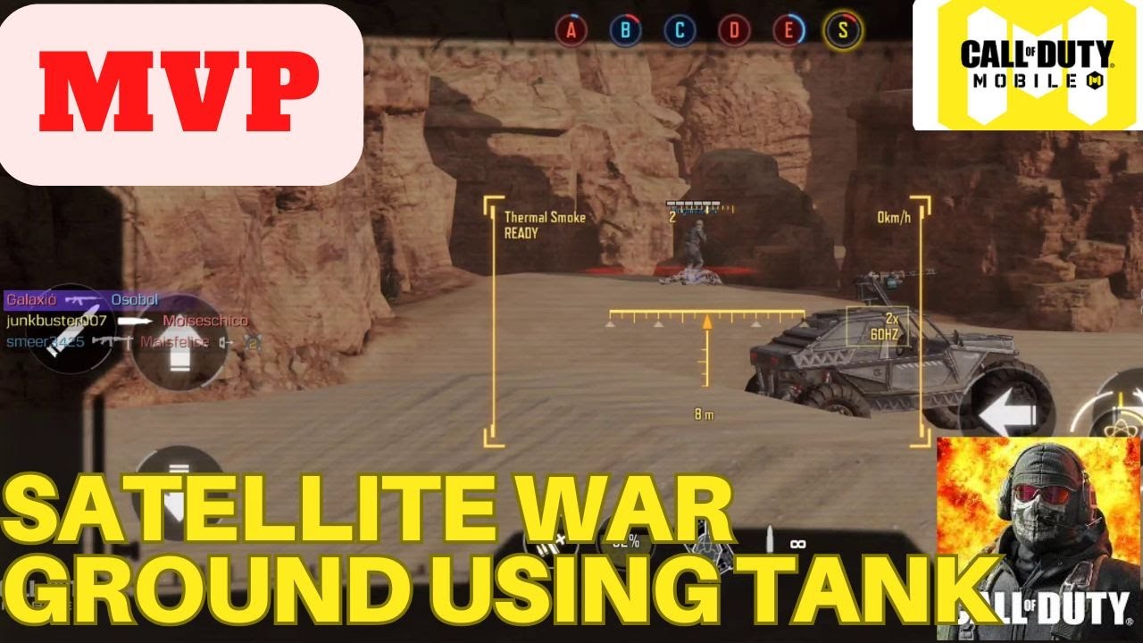 Call of Duty Mobile | Satellite War Ground Using Tank | COD | Part 167 ...