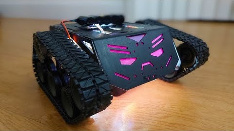 Arduino IR remote robot tank project with instructions
