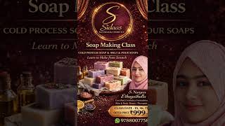 soaps making class/onlin classes available/crystal clear class/#from the scratch/#999