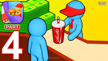 Burger Please - Gameplay Walkthrough Part 4 Stickman Burger Restaurant Shop Manager (iOS, Android)