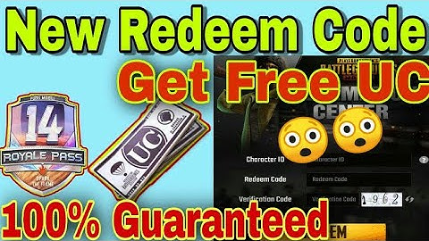 Get Free UC Pubg Mobile Today New Redeem Code 12July | Pubg New Redeem Code Get Free Rewards